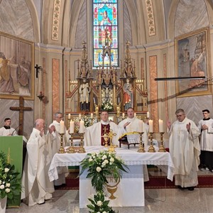 Biskup Šaško predvodio proslavu obljetnice posvete župne crkve u Bistri